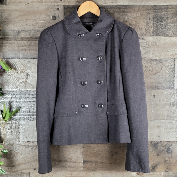 Elie Tahari Double Breasted Wool Blazer - Picture 9 of 16